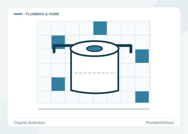 Original illustration: bathroom essentials Original illustration: bathroom essentials
